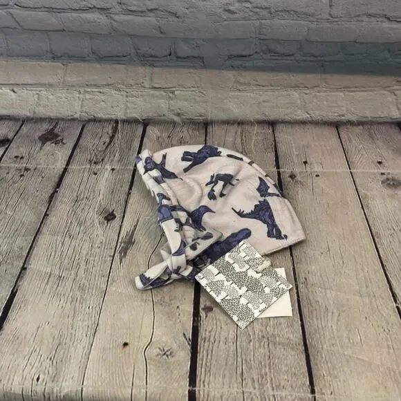 Kate Quinn Purple Dinosaur Baby Bonnet - Picture 2 of 4